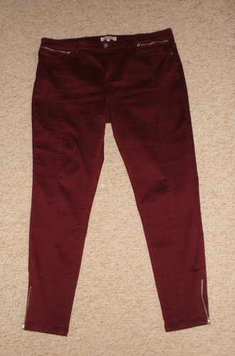 New women deep red slim - red, fit