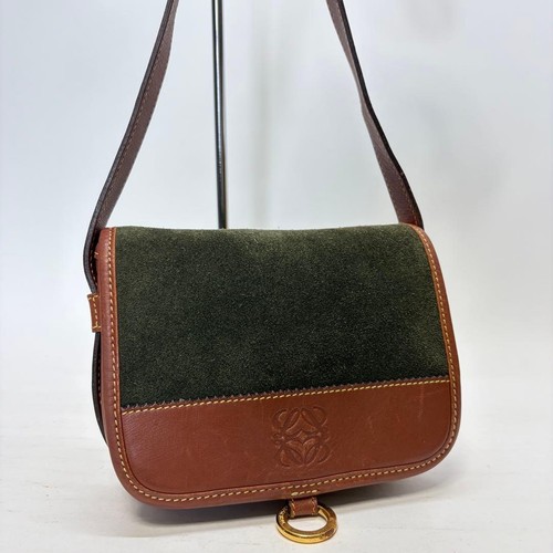 Loewe vintage anagram - anagram, suede