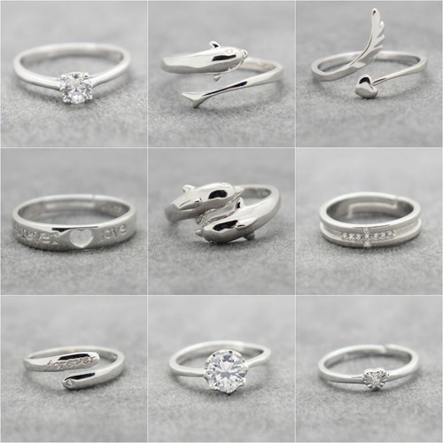 Silver ring womens - ring, adjustable