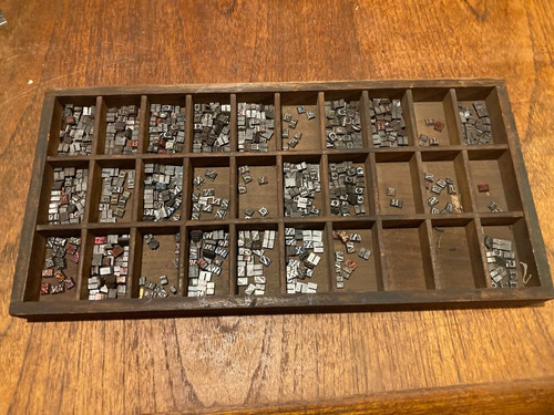 Letterpress numbering machine - letterpress,