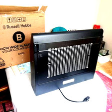 Russell Hobbs RHVSRCH602B 60cm Black Wide Visor Wall Mounted Cooker Hood