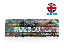 3x1cm SILVER HOLOGRAM STICKERS