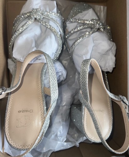 Dune london silver glitter - london,