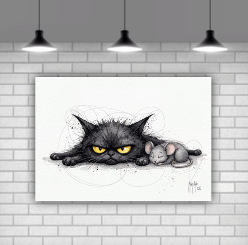 Patrice murciano black cat - black,