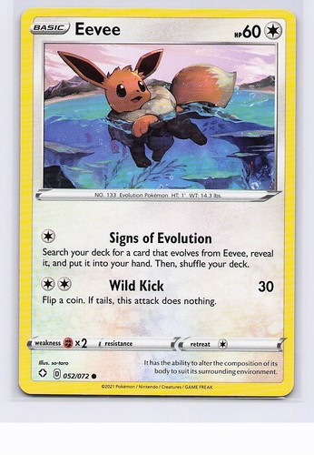 Eevee 052 072 common shining - common,