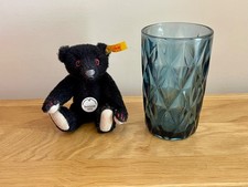 Superb Vintage Miniature 5" Steiff Titanic 1912 Black Mohair 029011 Teddy Bear