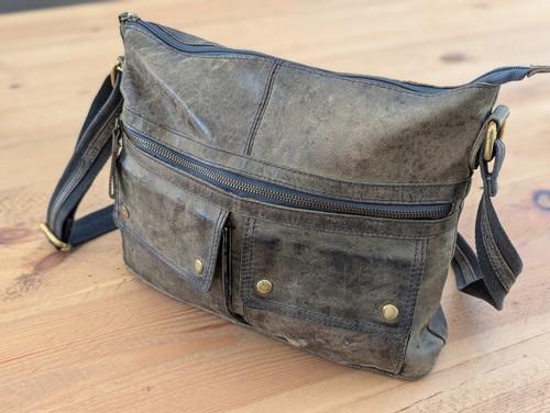 Small brown leather