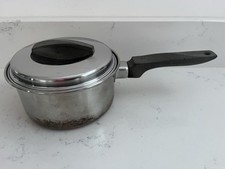 Vintage Copper Bottom Saucepan