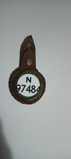 Bus Conductors Badge In Holder, London Area,In Good Condition