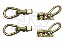 4 X Captive Ring Track Surface Rail Unwin Koller NMI Horsebox Van Cargo Hook