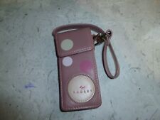 RADLEY I-POD CASE / COVER WITH STRAP IN PINK 10X4.5CM VGC
