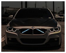Baby Blue Reflective V Bar Brace Stickers Covers Accessory for BMW M Power