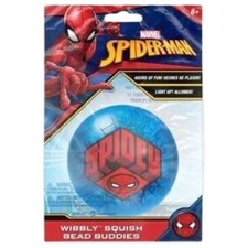 Marvel Spiderman 3 Inch Wibbly Squish Bead Buddies Ball Fidget Toy