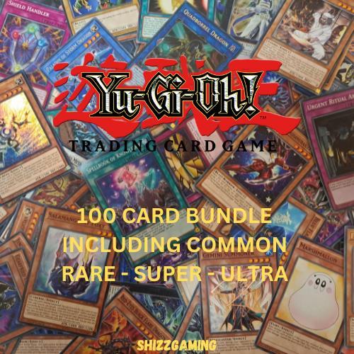 100 yugioh cards bundle bulk - cards,