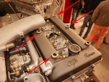 6X Nut Valve Cover Giulia