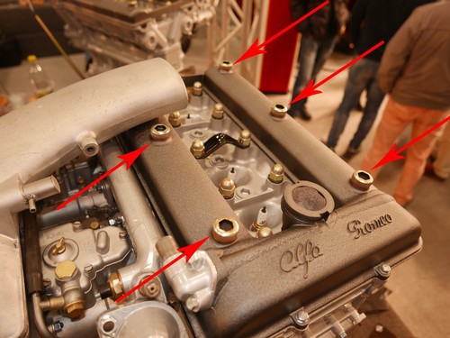 Nut valve cover giulia - 6x,