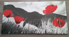 Red Poppy Canvas Wall Art