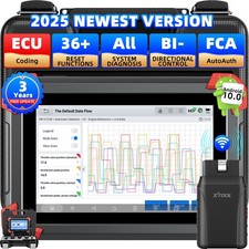 XTOOL D7BT Wireless Diagnostic Tool Bidirectinal Scan ECU Coding Key Programming