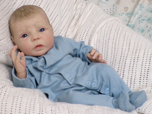 Reborn baby boy doll mayven - baby,