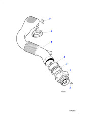Jaguar Genuine Air Pipe Hose
