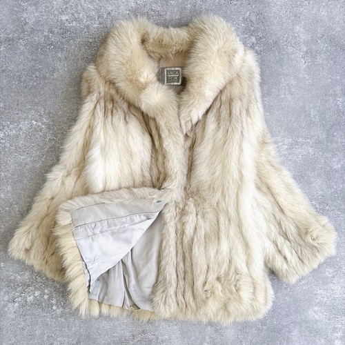 Saga fox silver fur - silver,