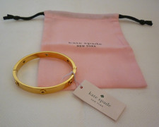 Kate Spade Gold Spot The Spade Bracelet Bangle Dust Bag New with tags