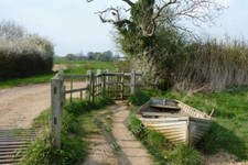 Photo 6x4 An old rowing boat