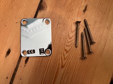 Fender Blacktop Stratocaster Electric Guitar Neck Plate & Screws