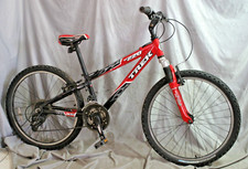 2010 Trek MT220 24" Kids MTB Bike V-Brakes Red Steel 21 Speed Triple USA Shipper