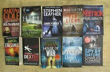 10 MIXED THRILLER BOOKS (4) by