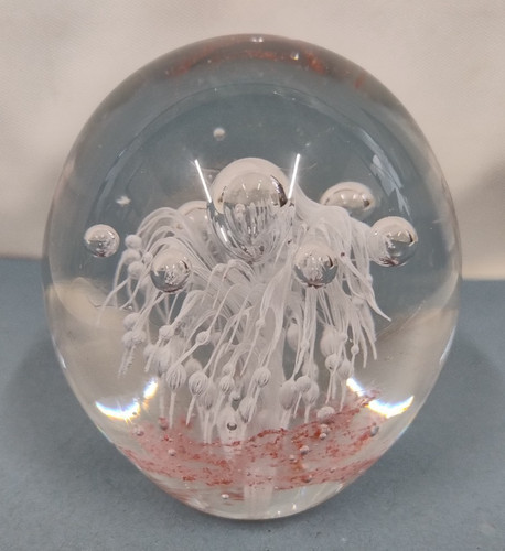 Vintage art glass paperweight - vintage,