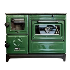 Green Cast Iron Wood Cook