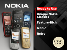 Nokia Retro/Classic Phones - Networks/Unlocked - 6300, Asha, etc Lot - Working