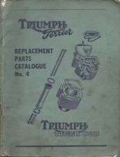 TRIUMPH TERRIER 150cc & TIGER CUB 200cc ORIGINAL 1956 FACTORY PARTS CATALOGUE