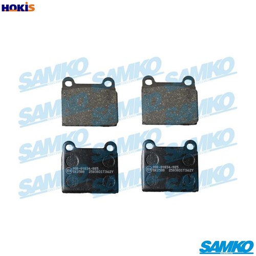 Brake pad set disc - set,