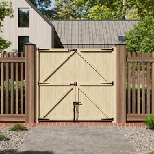 Double Garden Gates Pedestrian