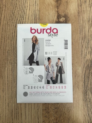 Burda style woman cape drape - style,