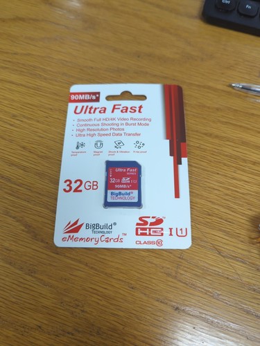 32gb memory card - card, eos