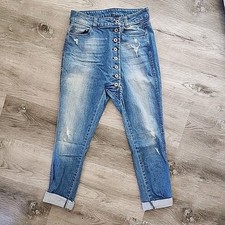 TopShop Assymetric Button-Fly