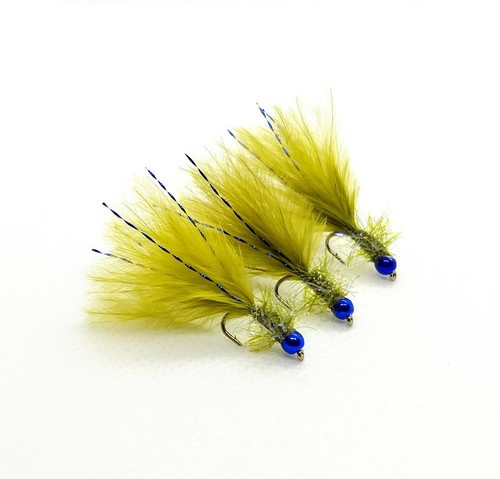 Olive damsel marabou - damsel,