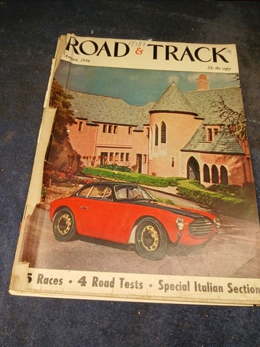 Road track magazine august - track,