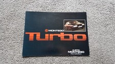 MG MONTEGO TURBO SALES