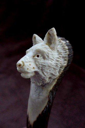 Antler pull handle for the