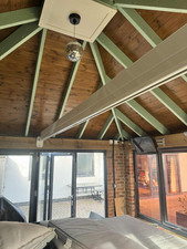 Transactive Xtra Ceiling Medical Hoist and track, plugs in to recharge battery