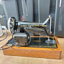 Vintage 1934  Singer Sewing Machine,  Model99, Original Case & Speed Controller