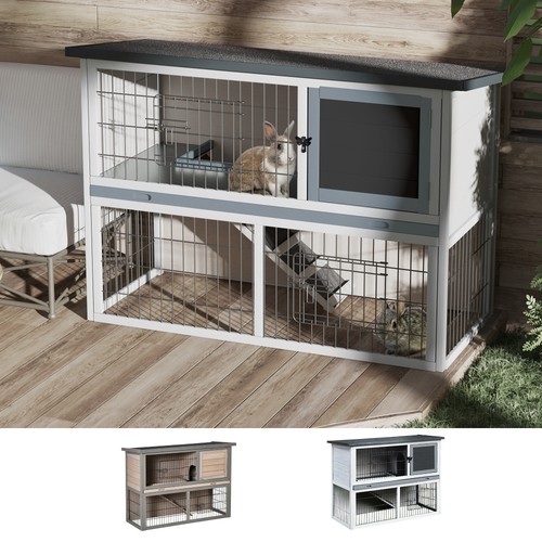Rabbit hutch and run - and,