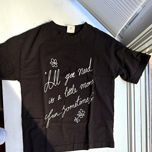 Zara black funny graphic print - zara,