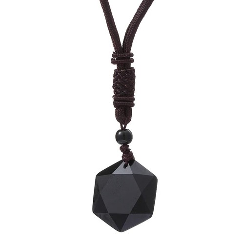 Natural black obsidian stone - natural,