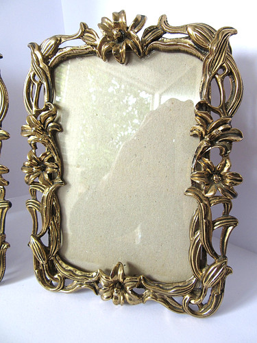 Pair ornate sixtrees - sixtrees, gold