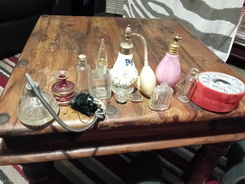 Empty perfume bottles - empty, +